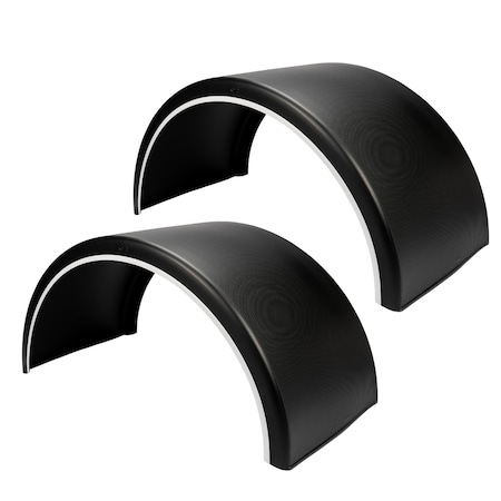 Jonesco Fender for Single Axle with Twin/Dually Tire Application. Suits Rim Size up to 24.5" PR HL47